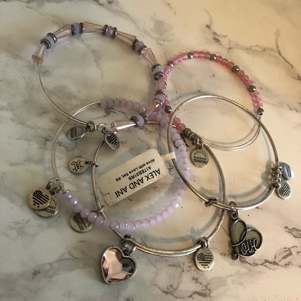 Alex and ani love bangle set